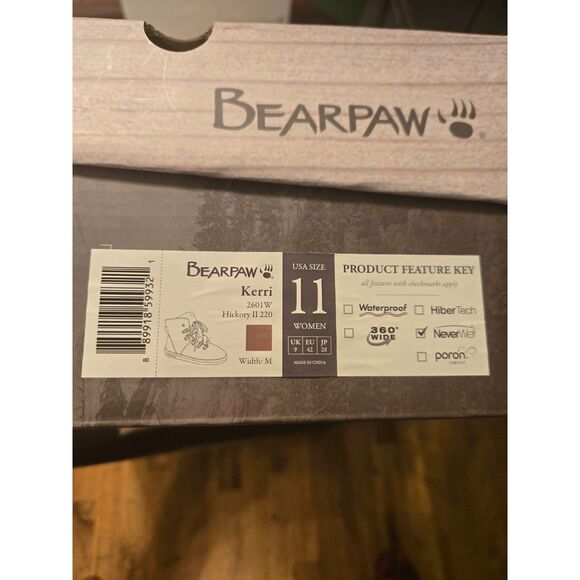 Bearpaw Women’s Suede Lace-Up Winter Boots 👢 Size 11 Chestnut | New with Box - Picture 10 of 10